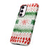 Watercolor Christmas Knitting - Impact Resistant Phone Case